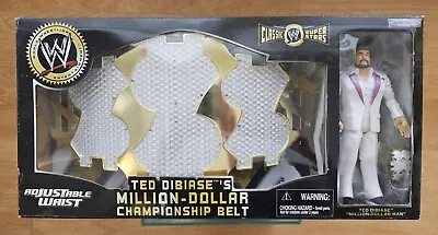 Wwe Classics Ted Dibiase Figure & Million Dollar Championship Belt 2005 Jakks • $129.99