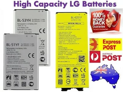 $21.97 • Buy Replacement Battery For LG G2 G3 G4 LG G5 G6 G7 V10 V20 V30 V30+ V40 | AU 