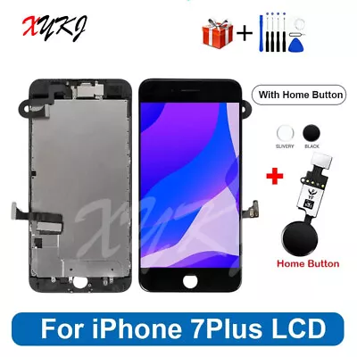 Full Set LCD Display For IPhone 7 7 Plus Touch Screen With Home Button Digitizer • $16.96