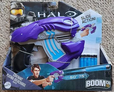 2015 Mattel Halo BoomCo Covenant Plasma Overcharge Blaster Dart Gun Brand New • $100