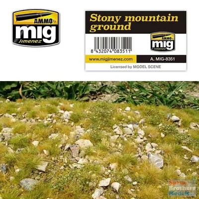 AMM8351 AMMO By Mig Diorama Base - Stone Mountain Ground • $25.89