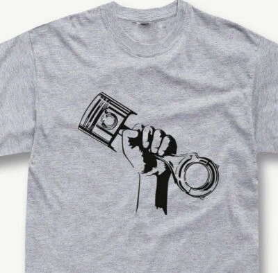 £24.49 • Buy Piston T-shirt Revolution Turbo Drag Nos Engine Muscle JDM Drift Tshirt