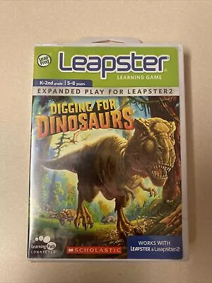 LeapFrog Leapster Digging For Dinosaurs Kids Educational Science Game New Sealed • £7