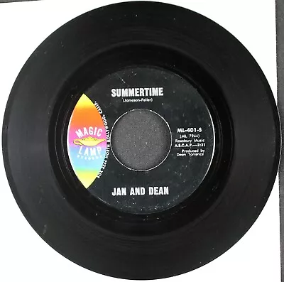 Jan And Dean – Summertime / California Lullaby 1966 US Magic Lamp 7 45 Rock • £17.99