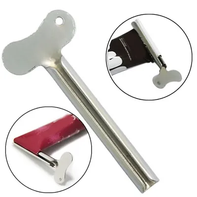 £3.99 • Buy Toothpaste Squeezer Tube Dispenser Easy Squeeze Cleaner Metal Stainless Steel UK