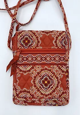 Vera Bradley MINI HIPSTER Crossbody PAPRIKA Shoulder Bag Purse Organizer ID EC • $19.99