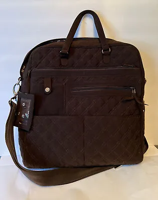 Vera Bradley Laptop Bag Quilted Brown • $35.95