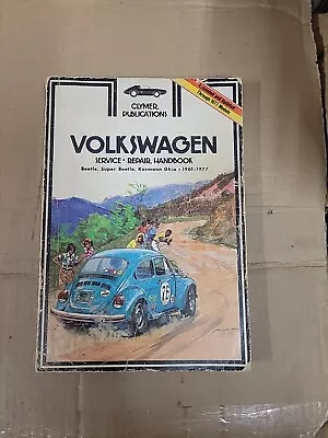 1961-1977 Vw Volkswagen Karmann Ghia Beetle Bug Service Manual Shop Book 72 • $24.99