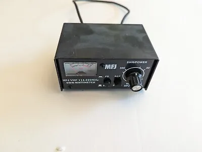 MFJ VHF 114-220 MHz SWR WATTMETER • $50