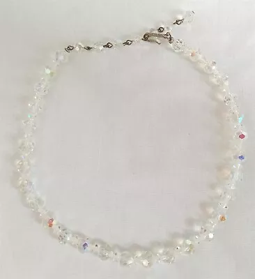 Vintage Laguna Aurora Borealis Crystal Bead Necklace  • $7.95