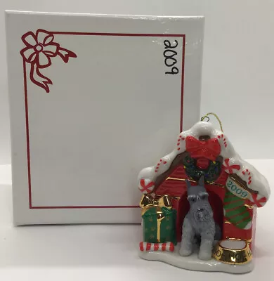 Danbury Mint 2009 Miniature Schnauzer Christmas Ornament Home For The Holidays • $19.99