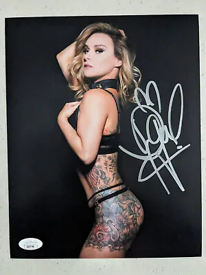 DANIELLE HARRIS Signed 8x10 Photo Halloween Scream Queen Autograph BAS JSA COA P • $79