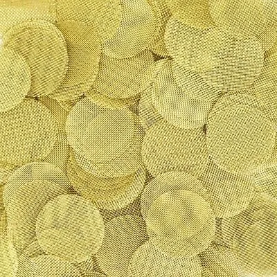 100 Counts | High Quality Brass Pipe Screen Filters Extra Fine Mesh - 5/8 Inches • $8.95