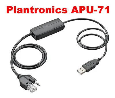 Plantronics APU-71 EHS For Cisco 8811 9951 9971 To CS520 CS540 W710 W730 W740 • $59