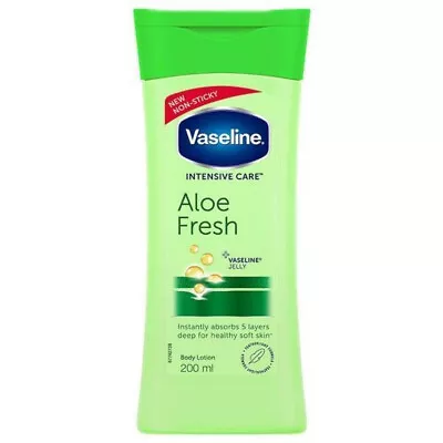 6 Pack Vaseline Body Lotion Aloe Fresh 200 Ml For Healthy Soft Skin • $57.98