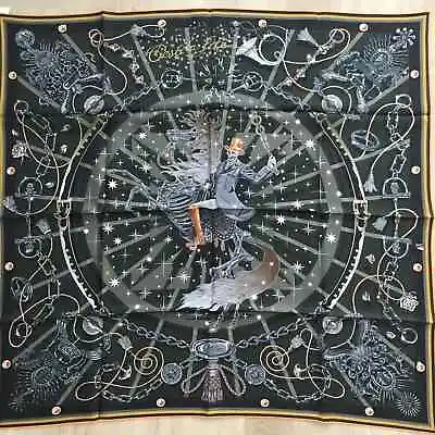 Hermes Scarf Carre C'est La Fete Double Face Daisuke Nomura Silk Unisex New 90cm • £542.13