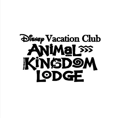 Disney Vacation Club Animal Kingdom Lodge Decal DVC Disney World U PICK COLOR • $4.50
