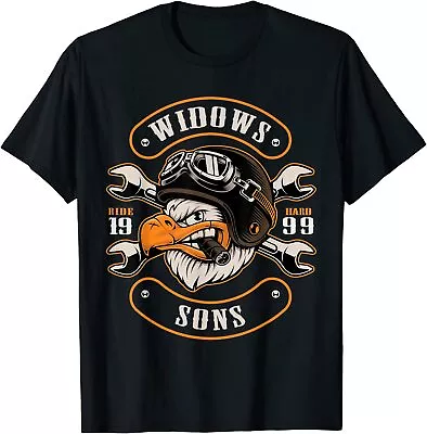 NEW LIMITED Smokin' Eagle Widows Sons Masonic T-Shirt • $18.99