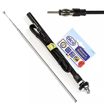 £12.99 • Buy Car Roof Aerial Telescopic C 100cm Long Better Signal Reception Chrome 531000
