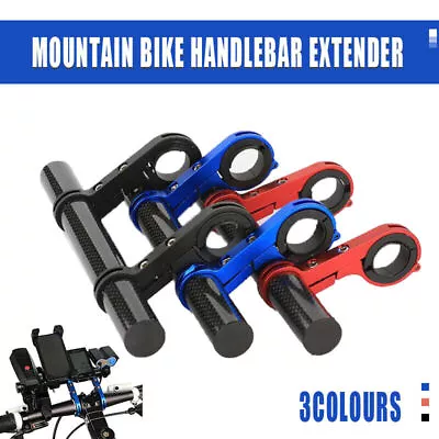 $14.25 • Buy Double Mountain Bike Handlebar Extender Extension Bicycle Mount Bracket HolderAU