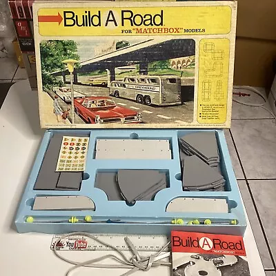 Vintage Matchbox 1967 Build A Road Playset Br-2 Boxed Track Parts Restore 1/64 • $6.66