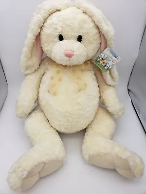 Gund Heads & Tales Cream Bunny Rabbit Plush Lop Ear Large 23  VTG  Easter Gift • $32.75