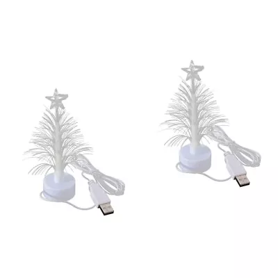 £9.10 • Buy  2 Pieces Child Fiber Optic Christmas Tree Kids Car Toys Lights