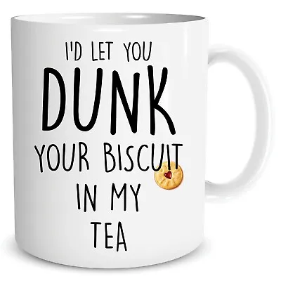 £9.99 • Buy Funny Coffee Mugs Dunk Your Biscuit Novelty Birthday Gift Present Boyfriend 1752