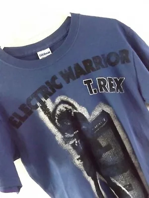 VINTAGE 90s T-Rex Electric Warrior Promo Shirt S Black Late 1990s Music Gildan • $16.02