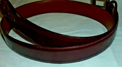 Coach #5936 Men's Brown Reddis Patent Polished Leather 1 1/8  Dress Belt Sz 36 • $10.36