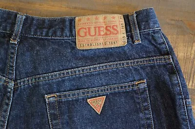 Vintage Guess Jeans 075 Pascal Fit Mens ~ 34 X ~ 28 (SEE PICS FOR MEASUREMENTS) • $50