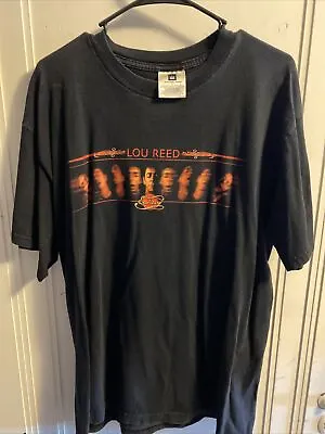 Vintage Genuine 2000 LOU REED ECSTASY TOUR T-Shirt L Velvet Underground • $150