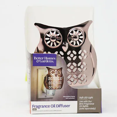 Better Homes & Gardens Fragrance Oil Plug In Diffuser Soft LED Owl. Brand New!! • $12.29