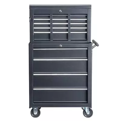 Rolling Tool Chest Large Tool Cabinet With Wheels & Lock & Liner For Warehouse • $229.99