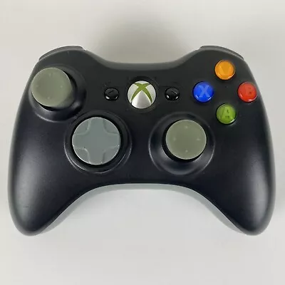 Official Microsoft Xbox 360 Black Wireless Controller Genuine [TESTED] OEM • $24.99