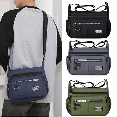 Retro Men's Shoulder Messenger Bag Crossbody Satchel Travel Man's Bags • $19.35