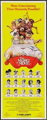 THE MUPPET MOVIE POSTER 14 X 36 Jim Henson Frank Oz A • $24.95