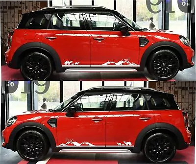 For Mini Cooper Coupe / S R56 Graphic Vinyl Graffiti Car Sticker Side Door Decal • $35.09