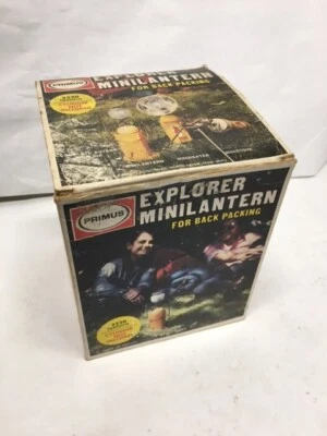 $24 • Buy Vintage Primus Explorer Mini Lantern Model 2220 Sweden Backpacking Camping /