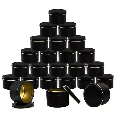 24 Pack 8oz Candle Tins Empty Candle Jars For DIY Making Candles With Lids • $31.68