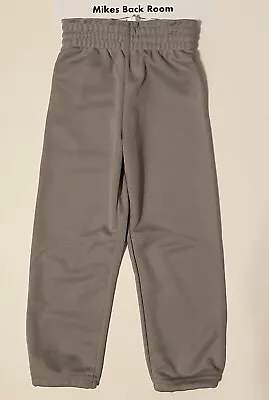 *NEW* YOUTH MAJESTIC 854Y Baseball Softball Pull-on PANTS Gray YOUTH Small • $7.95