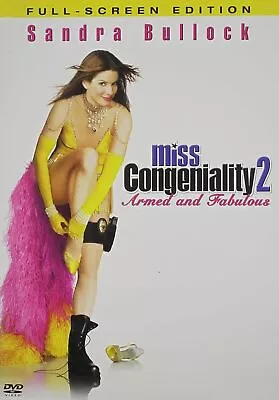 Miss Congeniality 2 W Sandra Bullock (FS DVD)-CHOOSE WITH OR WITHOUT A CASE • $1.99