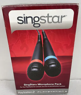 $44.95 • Buy Sony SingStar Microphone Pack In Original Box For PS2 & PS3 PlayStation 2 & 3