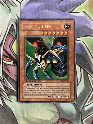 CT1-EN005 Insect Queen Secret Rare Limited Ed Yugioh Card NM • £8.99