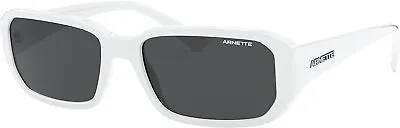 ARNETTE Men's AN4265 262487 55mm Gringo Rectangular Sunglasses White/Grey • $39.99