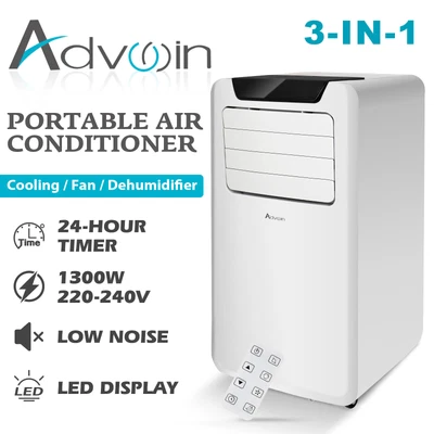 $419.90 • Buy Portable Air Conditioner 12000BTU Dehumidifier Cooling Mobile Cooler Fan Kit