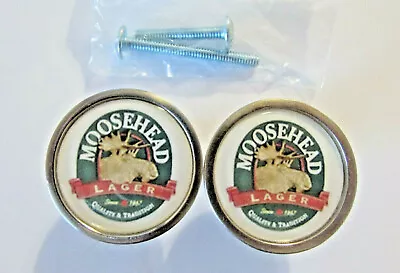 Moosehead Beer Cabinet Knobs Moosehead Beer Logo Cabinet Pull / Kitchen Knobs • $9.99