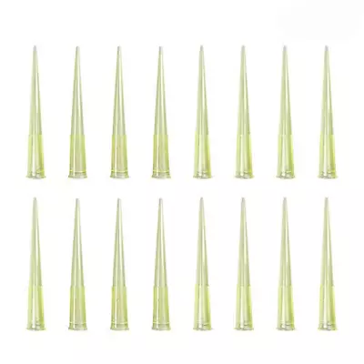 Pipette Tips 200 UL 1000 PCS Clear Yellow Laboratory Universal Plastic Liquid Pi • $13.84