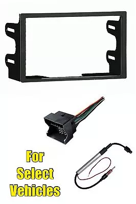 VW Double Din Car Stereo Radio Install Dash Trim Kit +Wire+Amplified Ant Adapter • $26.95