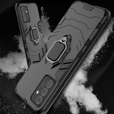 $10.76 • Buy Shockproof Ring Case For Samsung S8 S9 S10 S20 Note 9 10 Plus A51 A71 Hard Cover